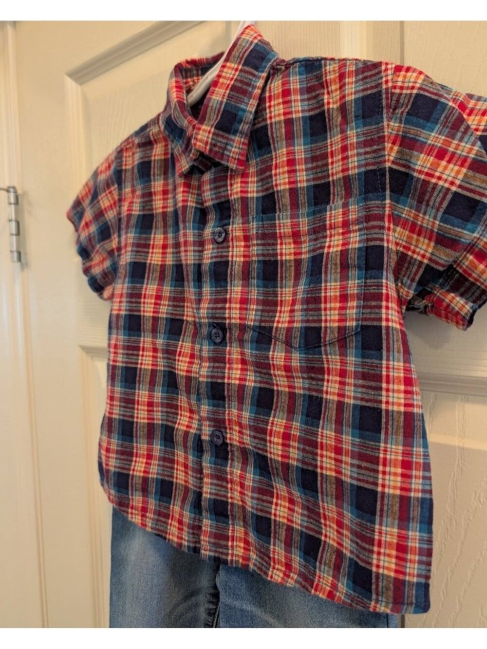 Vintage Plaid Button Up Toddler Boiys 3T‎ *JEANS NOT INCLUDED*